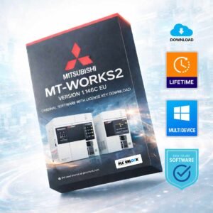 Mitsubishi MT-Works2 Version 1.146C EU Original Software with License Key Download