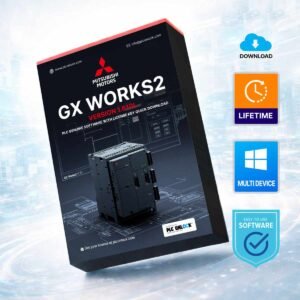 Mitsubishi GX Works2 Version 1.610L PLC Genuine Software  With License Key Quick Download