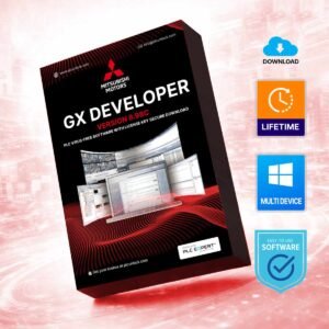 Mitsubishi GX Developer Version 8.98C PLC Virus-Free Software With License Key Secure Download